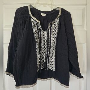 World Market Boho Blouse, S/M